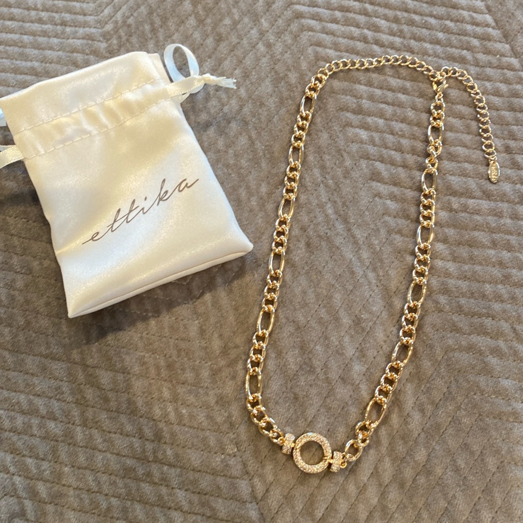 Ettika Adjustable Goldtone Necklace 30$